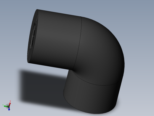 PVC管件-1inx0.5inThread_Elbow