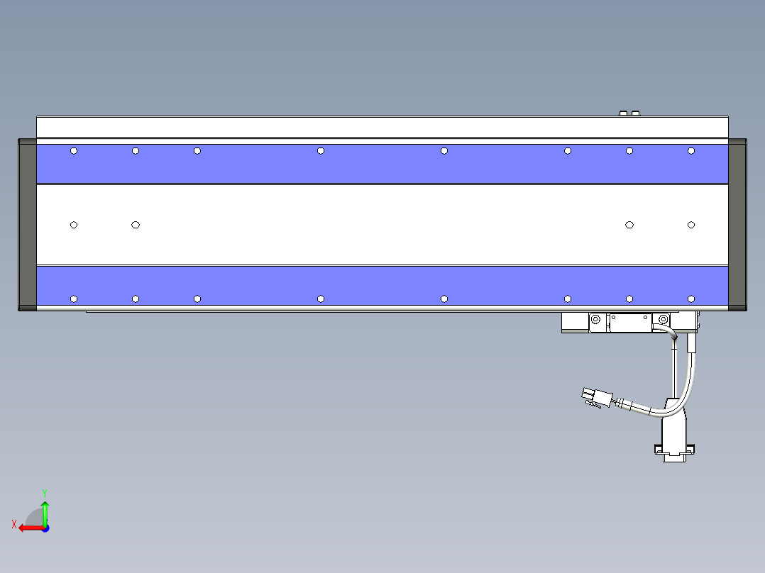 威洛博VL系列3d模型模组VL14S1Y-S400后视图