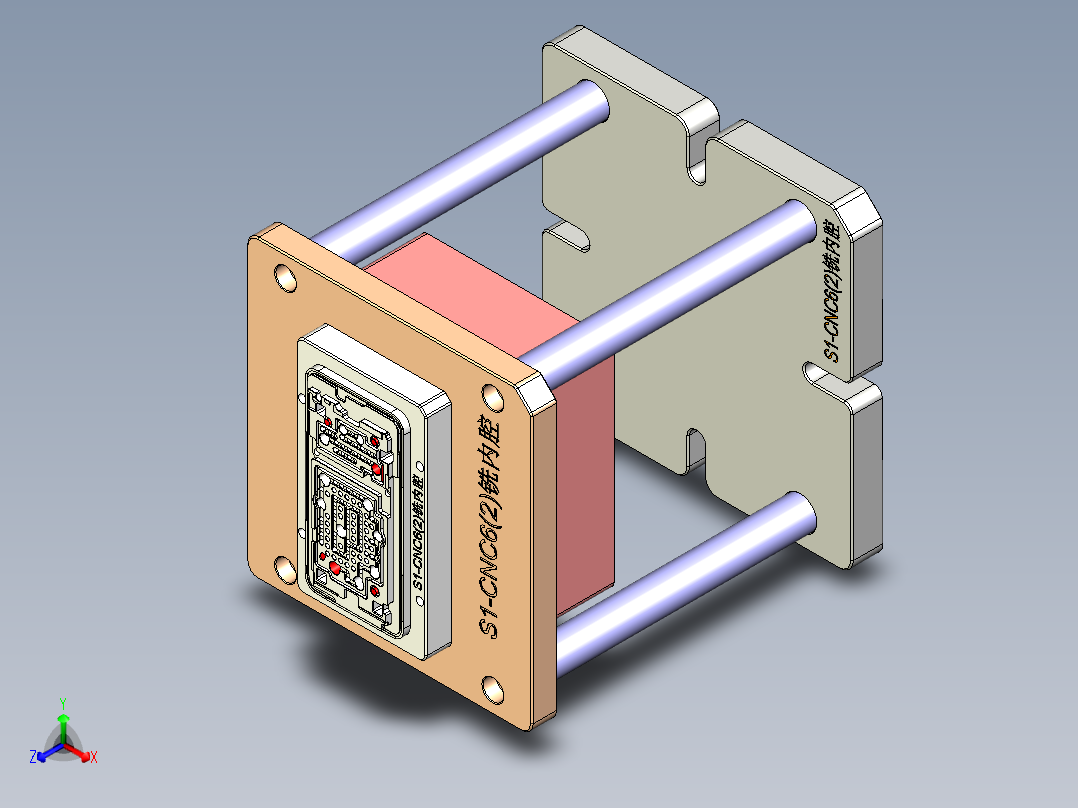 S1-CNC6笔记本CNC工装夹具三维模型-0505正等轴测图