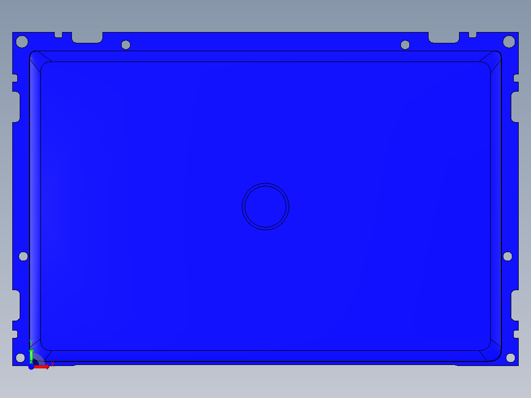 ZAZ00-A-笔记本CNC工装夹具三维模型CNC4-2014-10-14前视图