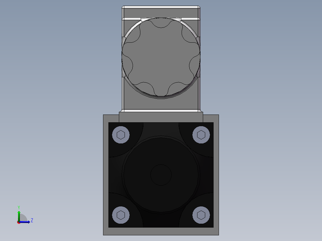 电磁换向阀（WE6．．．50B）[电磁换向阀（WE6．．]左视图