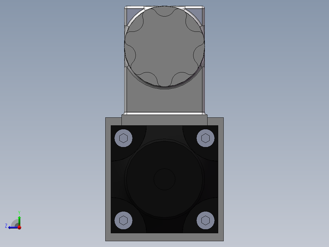 电磁换向阀（WE6．．．50B）[电磁换向阀（WE6．．]右视图