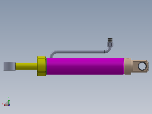 A0002483-焊接型液压缸 50x25x210 毫米后视缩略图