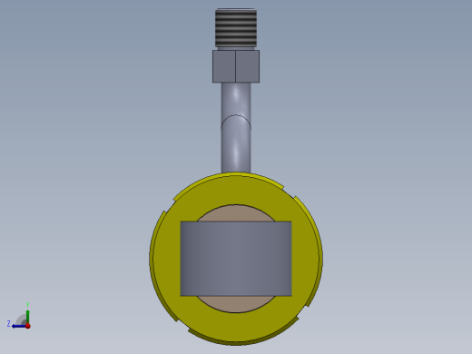 A0002483-焊接型液压缸 50x25x210 毫米右视缩略图