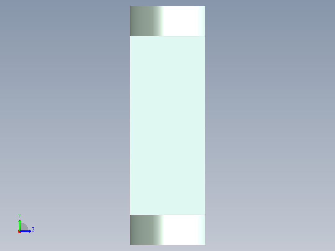 双轴承组件左视图