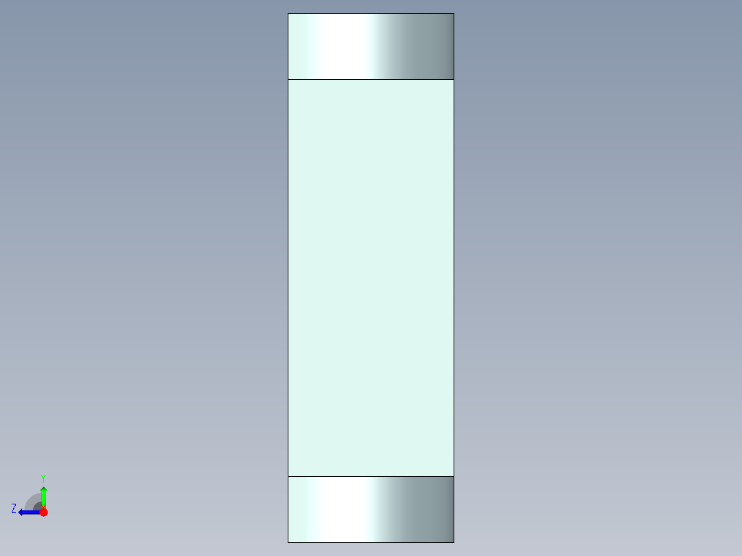 双轴承组件右视图