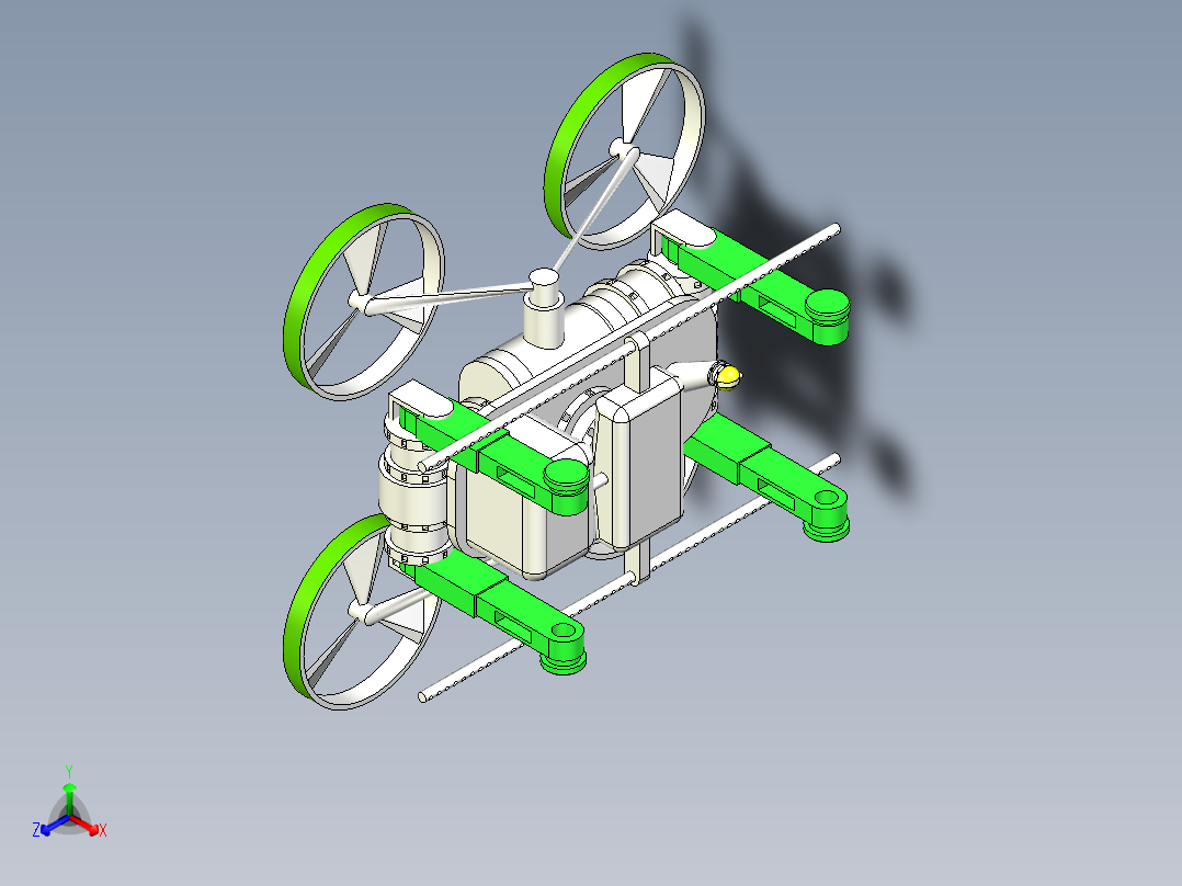 空中消毒飞行机器人