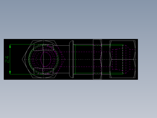PARKER管接头EO Bulkhead elbow WSV16S71(16)_top