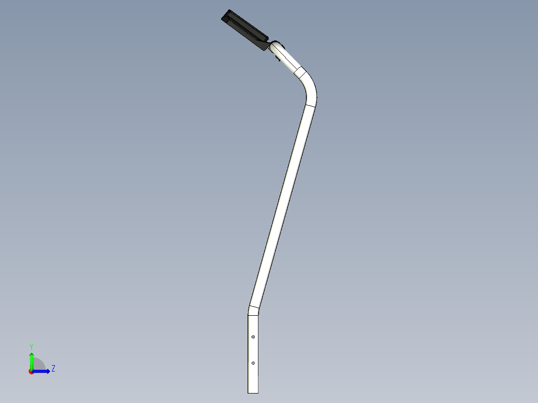 跑步机监视器左视图