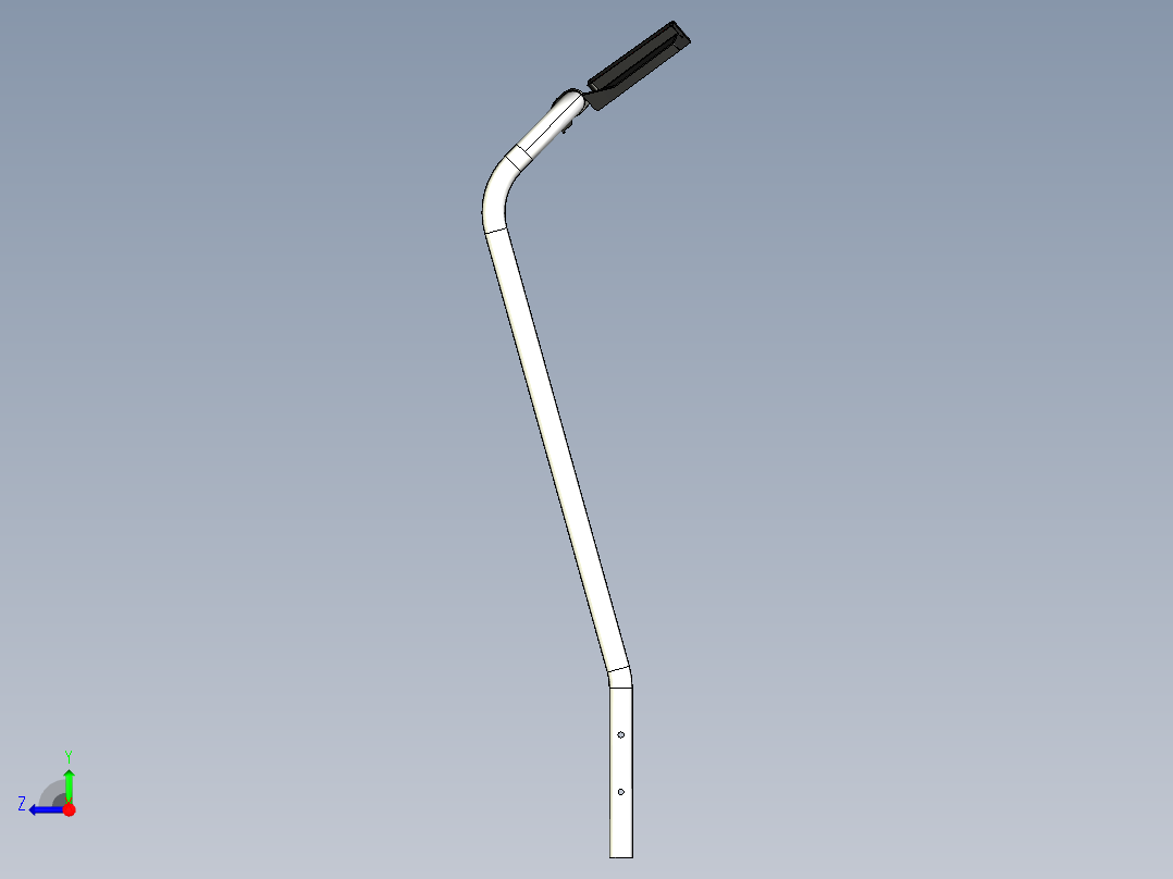 跑步机监视器右视图