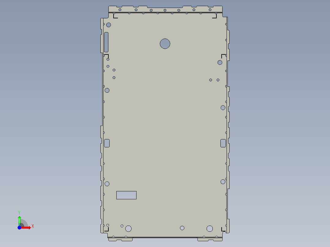 手机钢板支架12前视图
