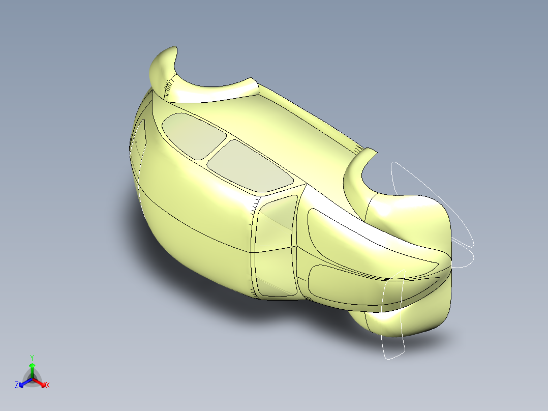 catia v5大众14正等轴测图