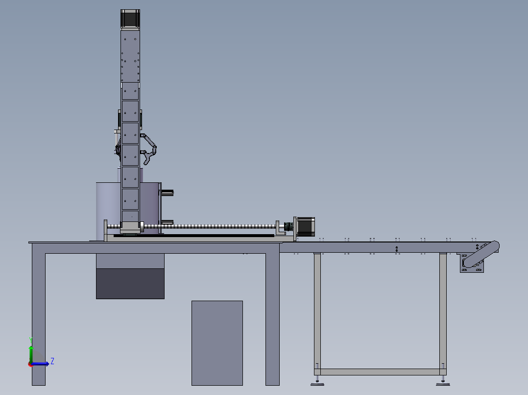 木耳采摘机左视图