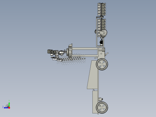 沙地防护林凋落物收集装置右视缩略图