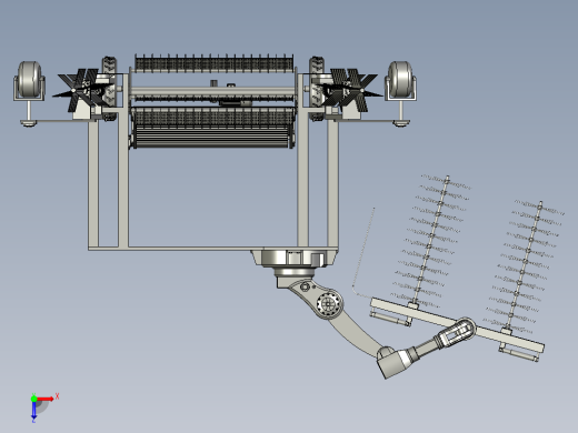 沙地防护林凋落物收集装置俯视缩略图