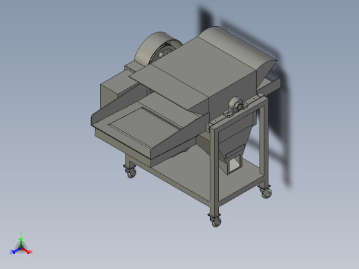 小麦脱粒机s正等轴测缩略图