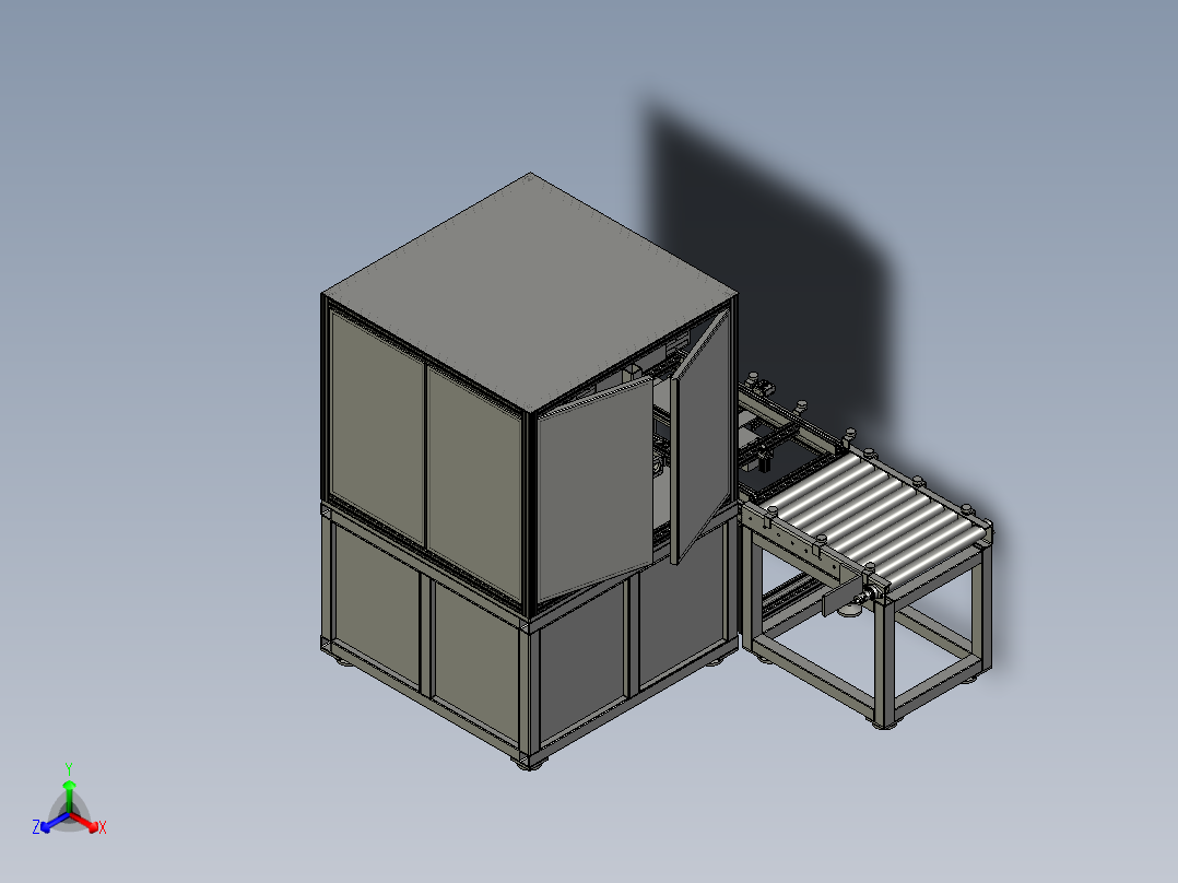 四工位焊接主视图