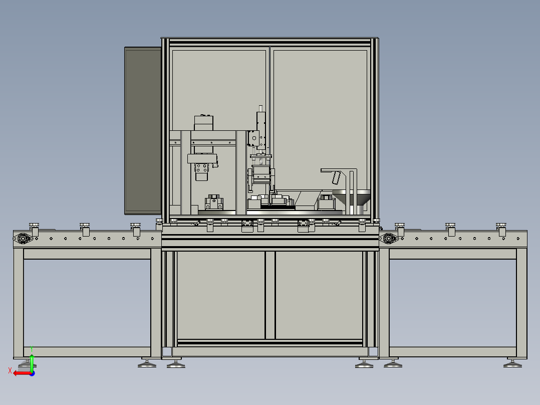 四工位焊接后视图