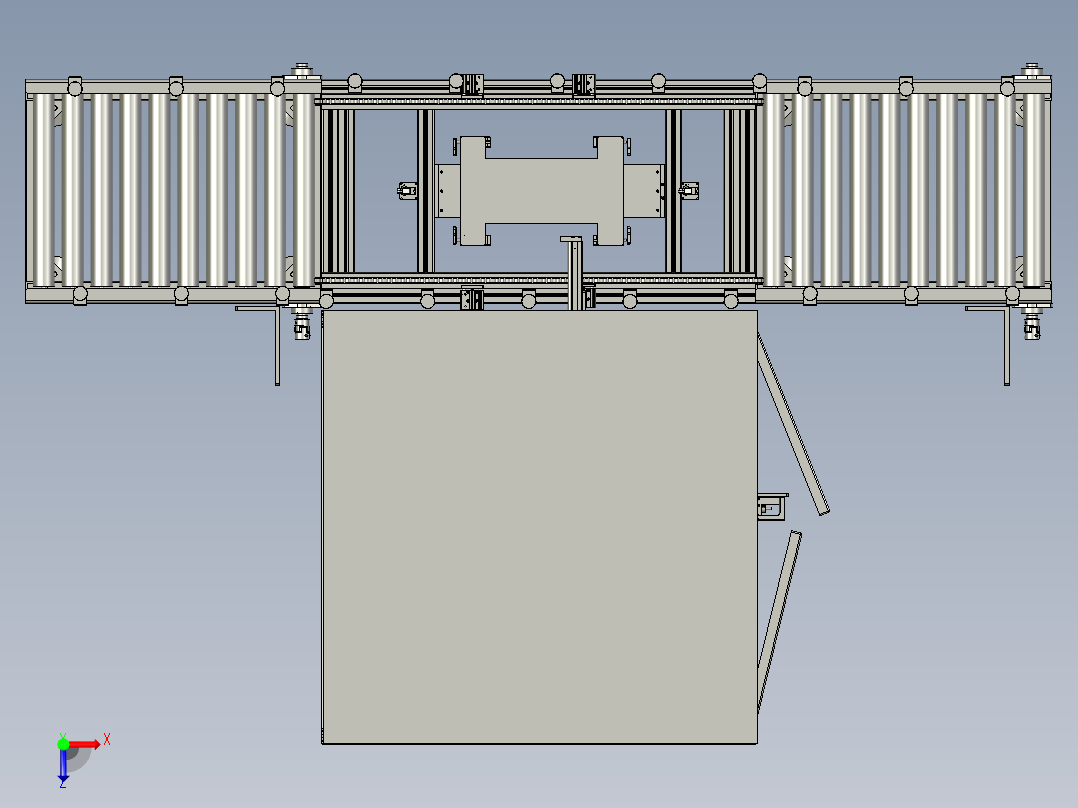 四工位焊接俯视图