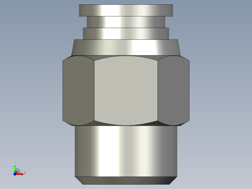 气动接头G1_4-8前视缩略图