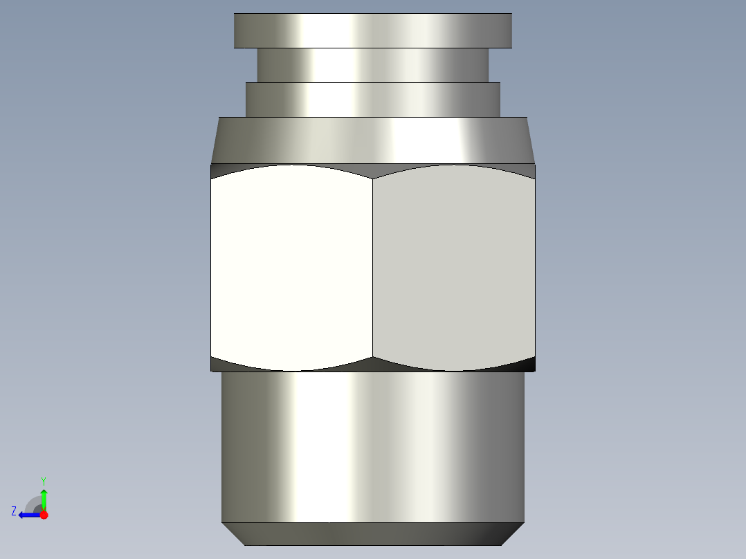气动接头G1_4-8右视图