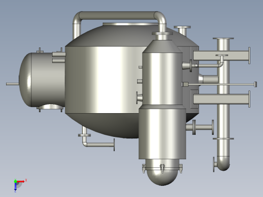 小浴比的匀流染色机俯视缩略图