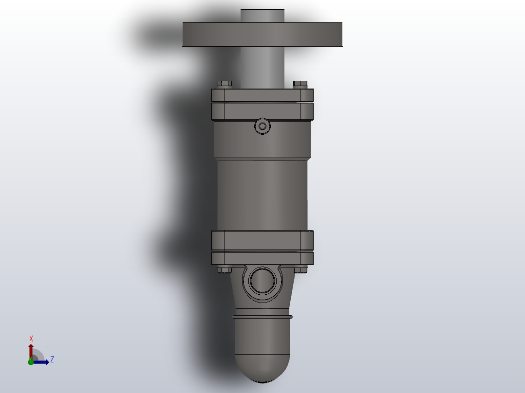 DS-XF型旋转接头[DS-XF15-6]俯视图