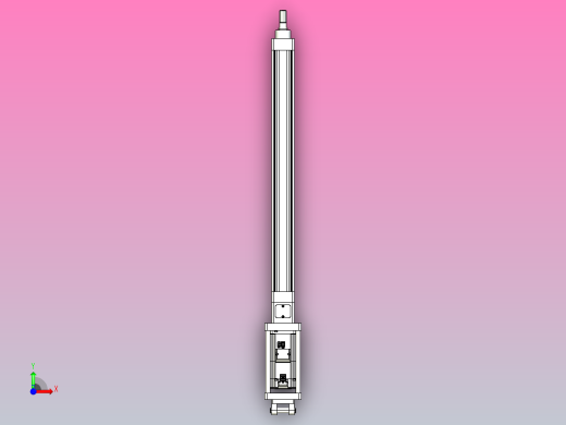 轻载电动缸TPA-ESR40-1210C-L450-M-CB-W-P40-C3前视缩略图