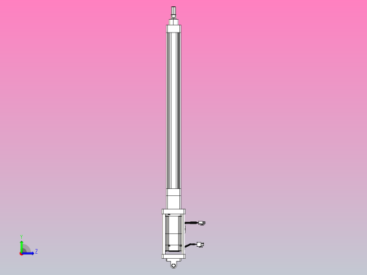 轻载电动缸TPA-ESR40-1210C-L450-M-CB-W-P40-C3左视缩略图