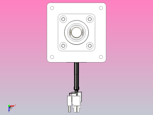 轻载电动缸TPA-ESR40-1210C-L450-M-CB-W-P40-C3俯视缩略图