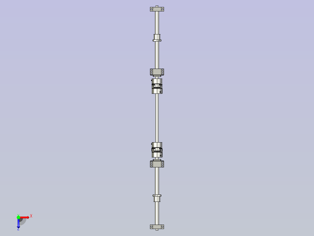 HX2115-02-12-10-00压辊对中装置俯视图