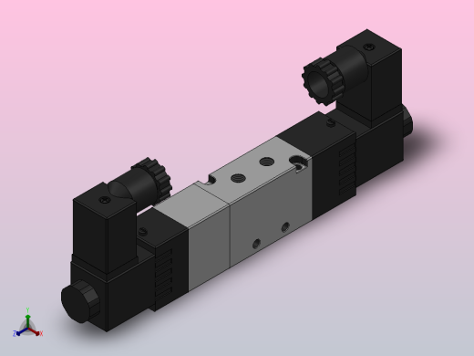5V130-M5电磁阀[5V130-M5]正等轴测缩略图