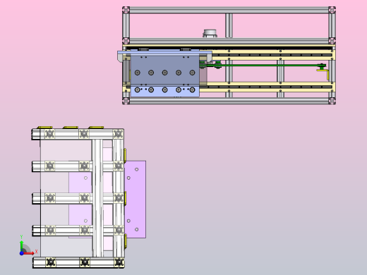 玻璃上下料工装前视缩略图