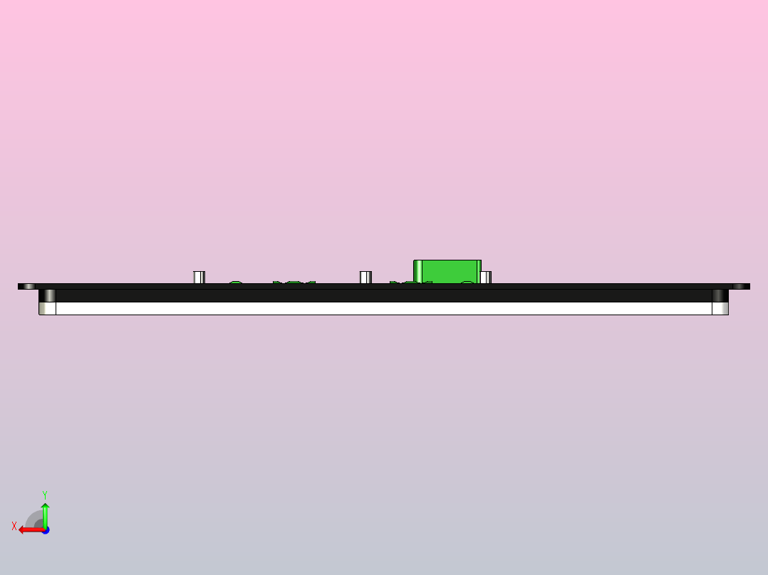 波峰焊载具后视图