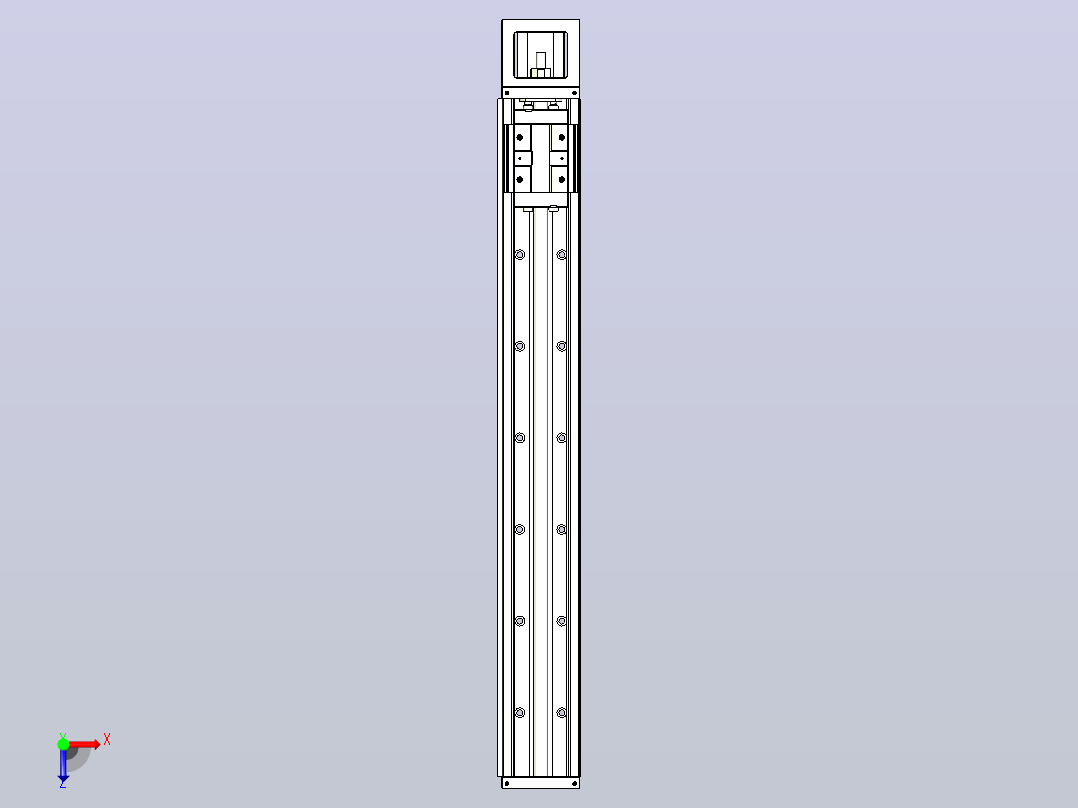 钢基模组TPA-KSR-8610C-740A1-M-F0S0俯视图