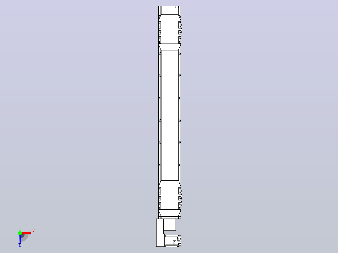 皮带直线轴双滑块型TPA-GCBS-150-P80-L425-QL-M75-N3俯视图