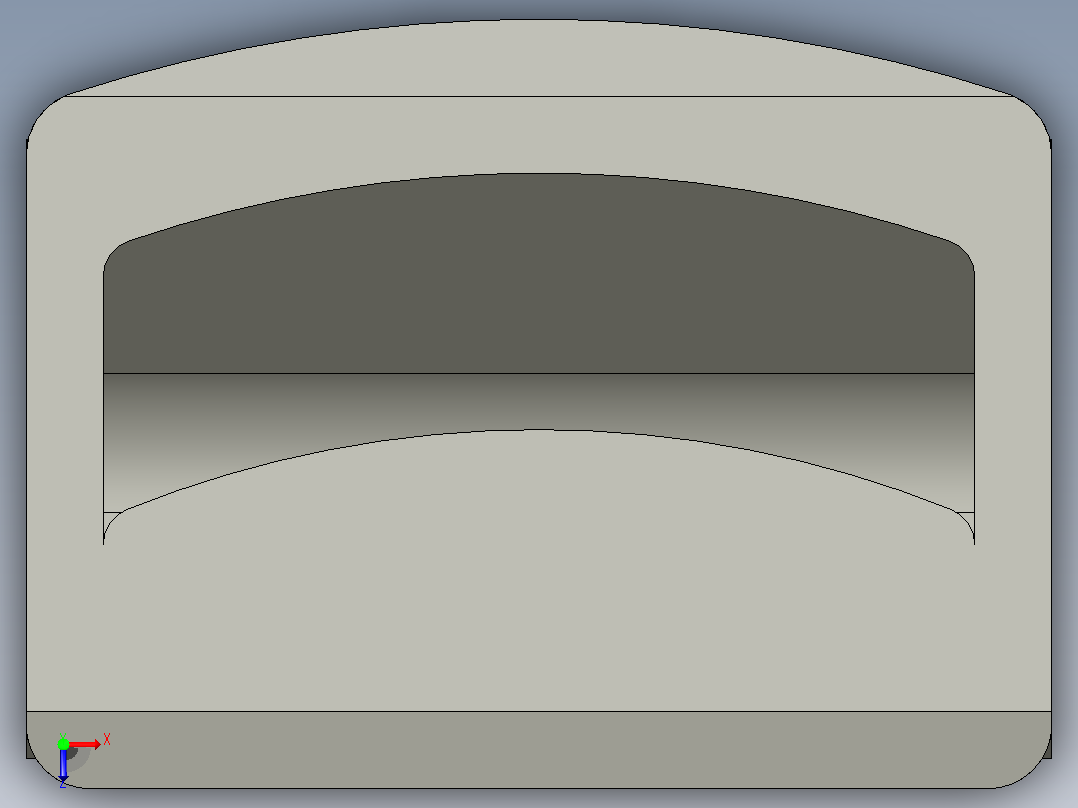 嵌入式拉手UWAUNJ80俯视图