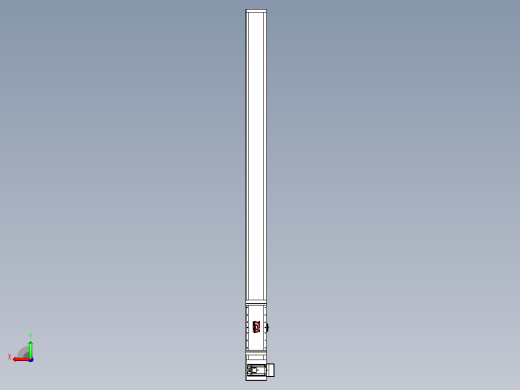 伺服电机集成皮带传动直线执行器TPA-OCB-140-256-L1750-RU-P75-N3后视缩略图
