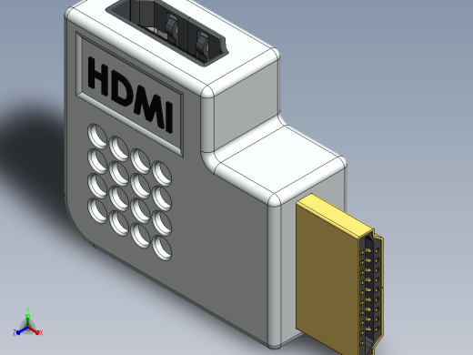 HDMI转接器-HDMI90-12主视缩略图