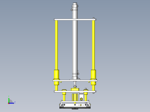 托盘装入装置左视缩略图