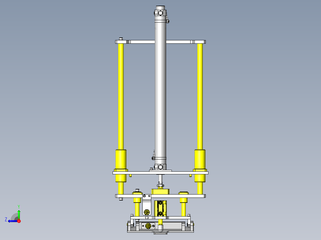 托盘装入装置右视图