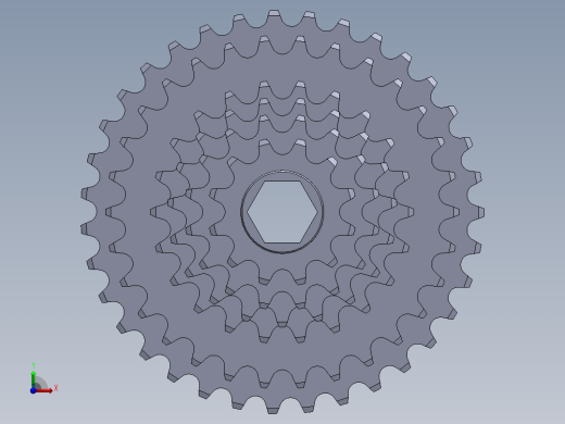 农机用变速链轮 - 副本前视缩略图