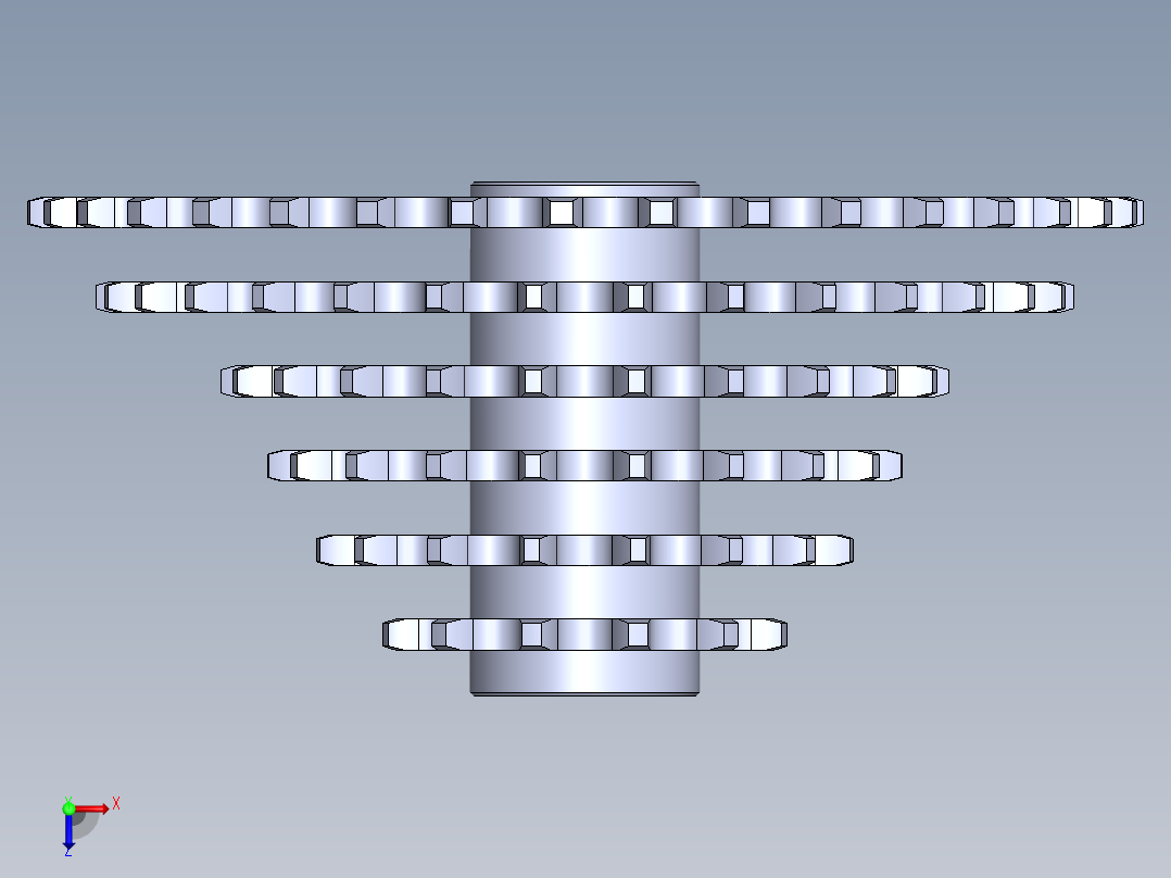 农机用变速链轮 - 副本俯视图