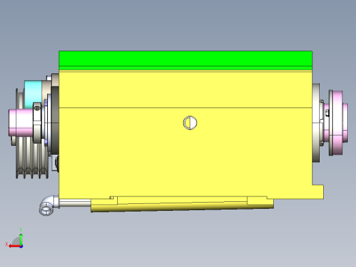 液压换档结构齿轮箱后视缩略图