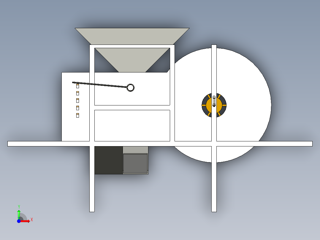 3d风车模型前视图