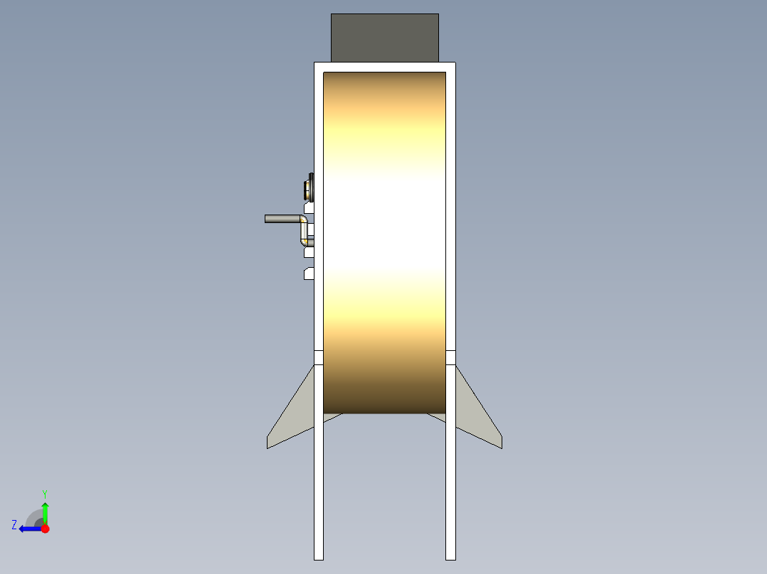 3d风车模型右视图