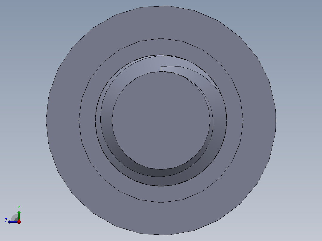 内六角螺螺栓-SB 0.25-20 x 1.75.SLDPRT右视图