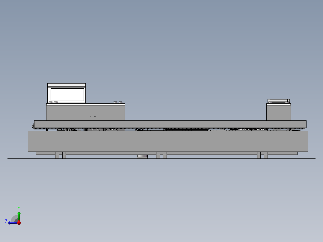 自动化设备一体化右视图