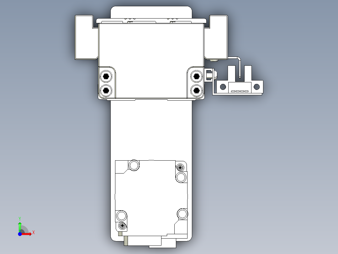 钢基模组-TPA-KNR-6005C-500A1-MP-H1S1前视图