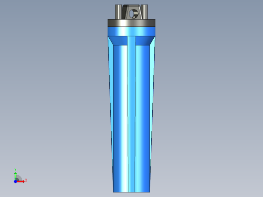 精密过滤器建模前视缩略图